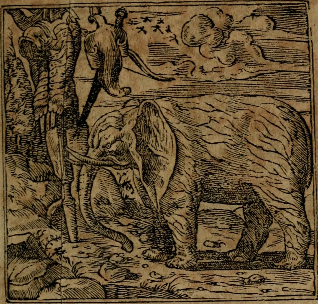 An illustration from Diverse imprese accommodate a diuerse moralità, con versi che i loro significati dichiarano insieme con molte altre nella lingua italiana non piu tradotte, 1564, leaf 124