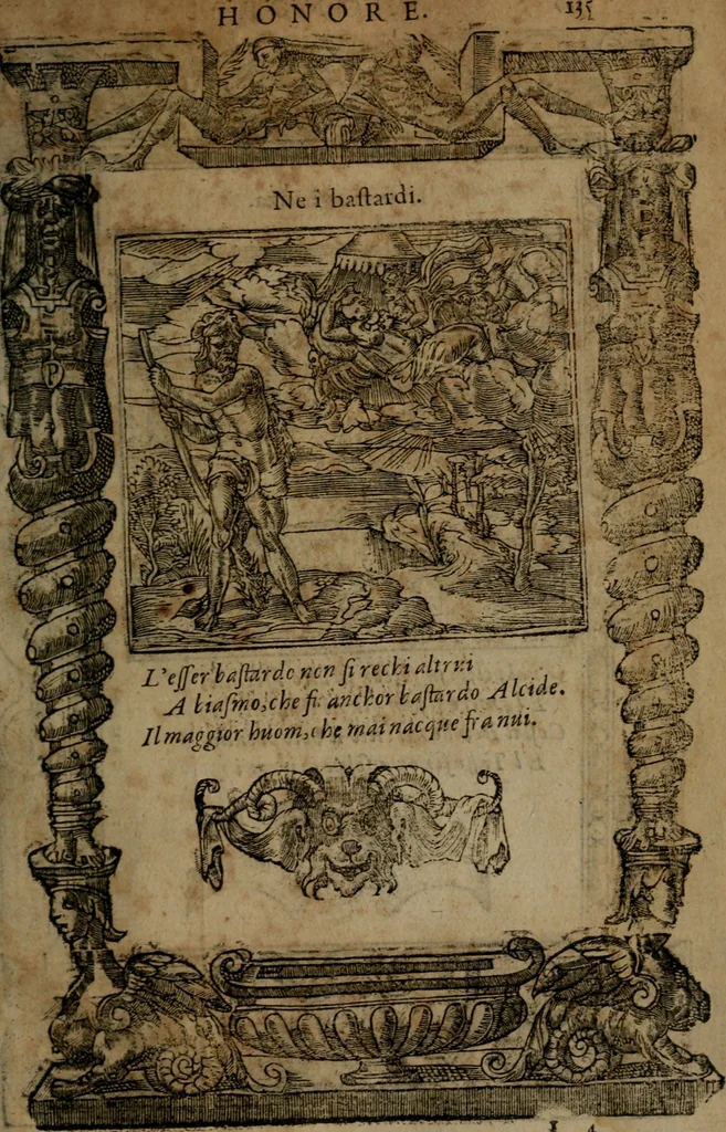 An illustration from Diverse imprese accommodate a diuerse moralità, con versi che i loro significati dichiarano insieme con molte altre nella lingua italiana non piu tradotte, 1564, leaf 138