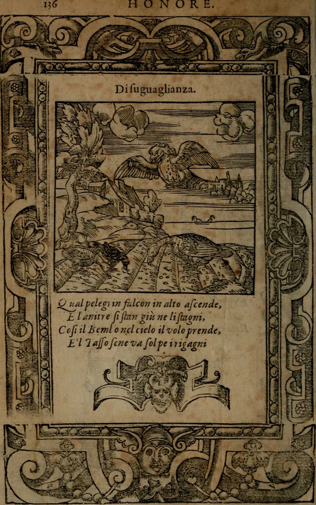An illustration from Diverse imprese accommodate a diuerse moralità, con versi che i loro significati dichiarano insieme con molte altre nella lingua italiana non piu tradotte, 1564, leaf 139