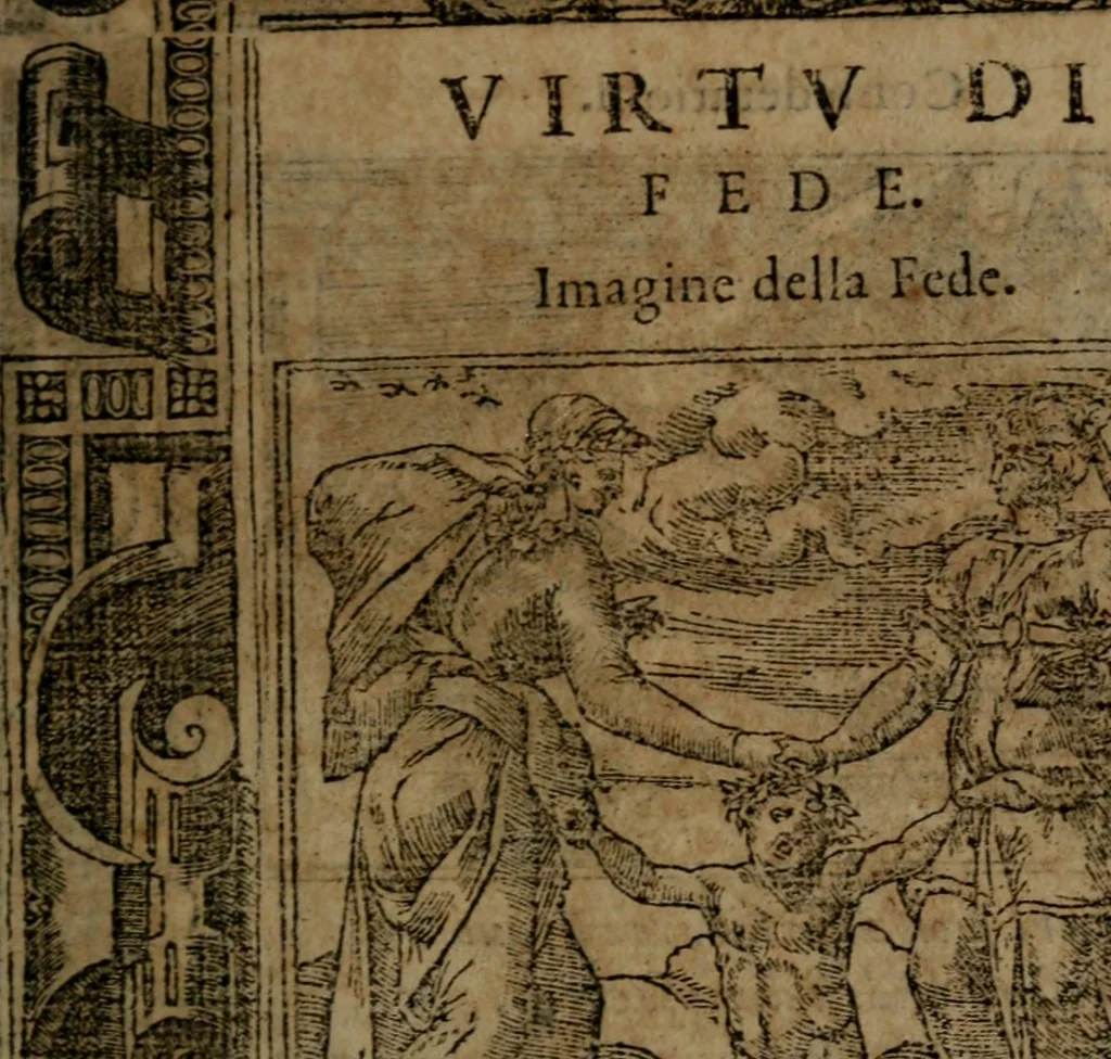 An illustration from Diverse imprese accommodate a diuerse moralità, con versi che i loro significati dichiarano insieme con molte altre nella lingua italiana non piu tradotte, 1564, leaf 14