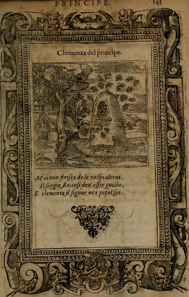 An illustration from Diverse imprese accommodate a diuerse moralità, con versi che i loro significati dichiarano insieme con molte altre nella lingua italiana non piu tradotte, 1564, leaf 146