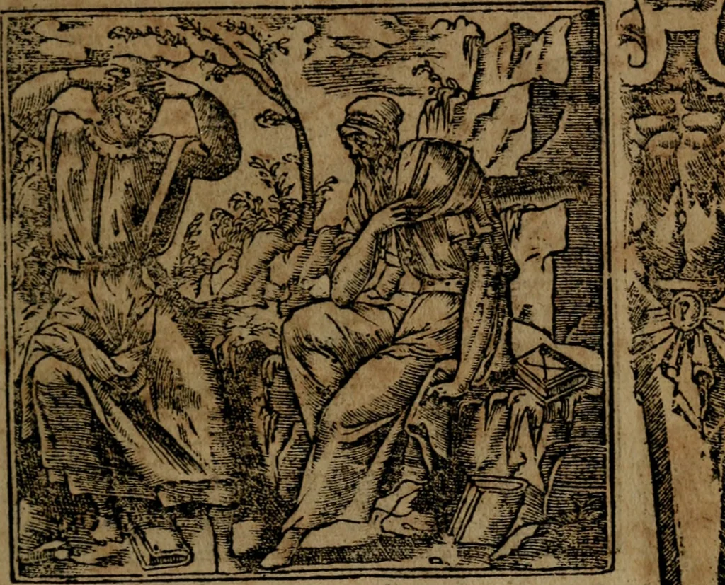 An illustration from Diverse imprese accommodate a diuerse moralità, con versi che i loro significati dichiarano insieme con molte altre nella lingua italiana non piu tradotte, 1564, leaf 148