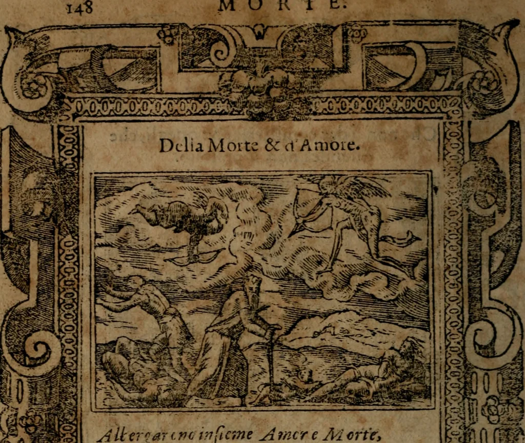 An illustration from Diverse imprese accommodate a diuerse moralità, con versi che i loro significati dichiarano insieme con molte altre nella lingua italiana non piu tradotte, 1564, leaf 151