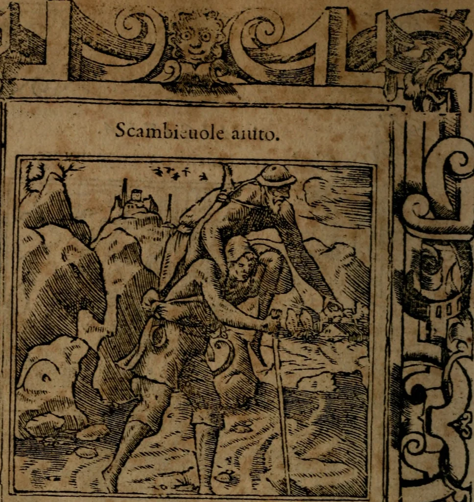 An illustration from Diverse imprese accommodate a diuerse moralità, con versi che i loro significati dichiarano insieme con molte altre nella lingua italiana non piu tradotte, 1564, leaf 155