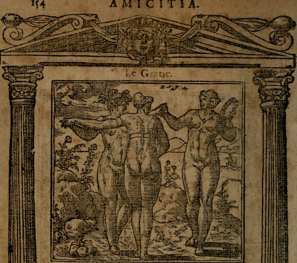 An illustration from Diverse imprese accommodate a diuerse moralità, con versi che i loro significati dichiarano insieme con molte altre nella lingua italiana non piu tradotte, 1564, leaf 157