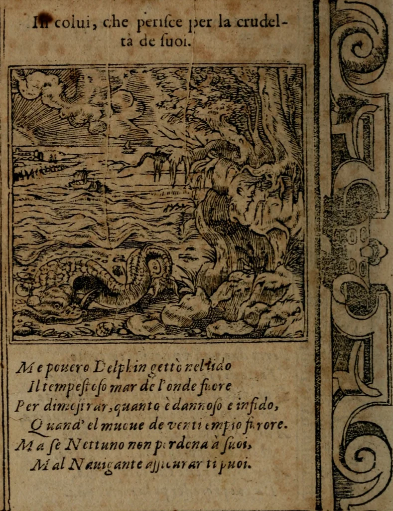 An illustration from Diverse imprese accommodate a diuerse moralità, con versi che i loro significati dichiarano insieme con molte altre nella lingua italiana non piu tradotte, 1564, leaf 159