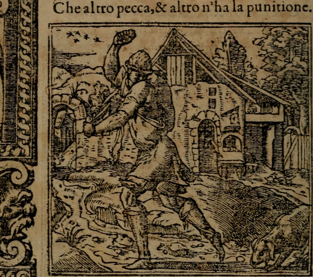 An illustration from Diverse imprese accommodate a diuerse moralità, con versi che i loro significati dichiarano insieme con molte altre nella lingua italiana non piu tradotte, 1564, leaf 165