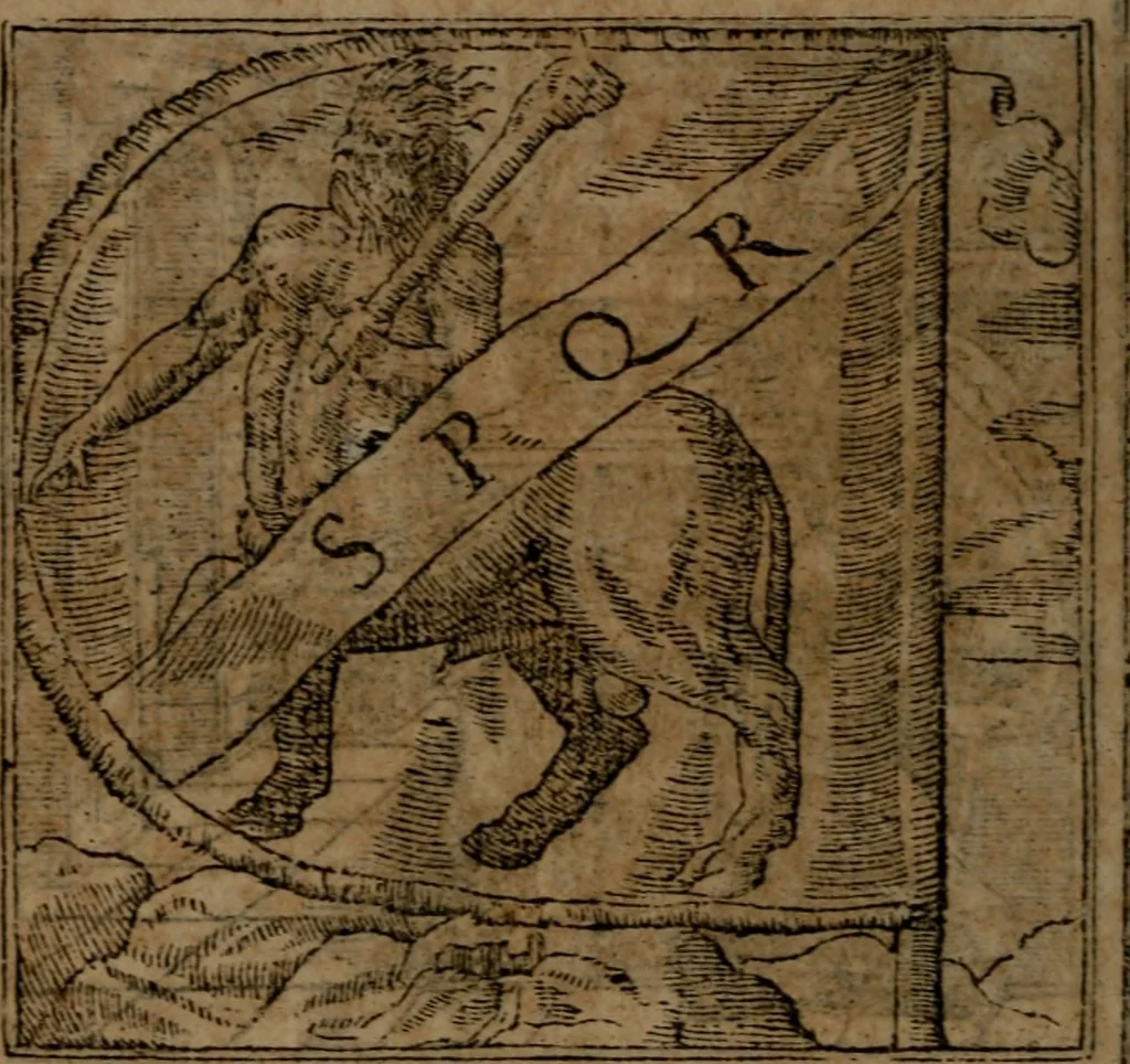 An illustration from Diverse imprese accommodate a diuerse moralità, con versi che i loro significati dichiarano insieme con molte altre nella lingua italiana non piu tradotte, 1564, leaf 17