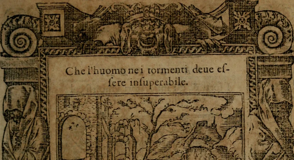 An illustration from Diverse imprese accommodate a diuerse moralità, con versi che i loro significati dichiarano insieme con molte altre nella lingua italiana non piu tradotte, 1564, leaf 18