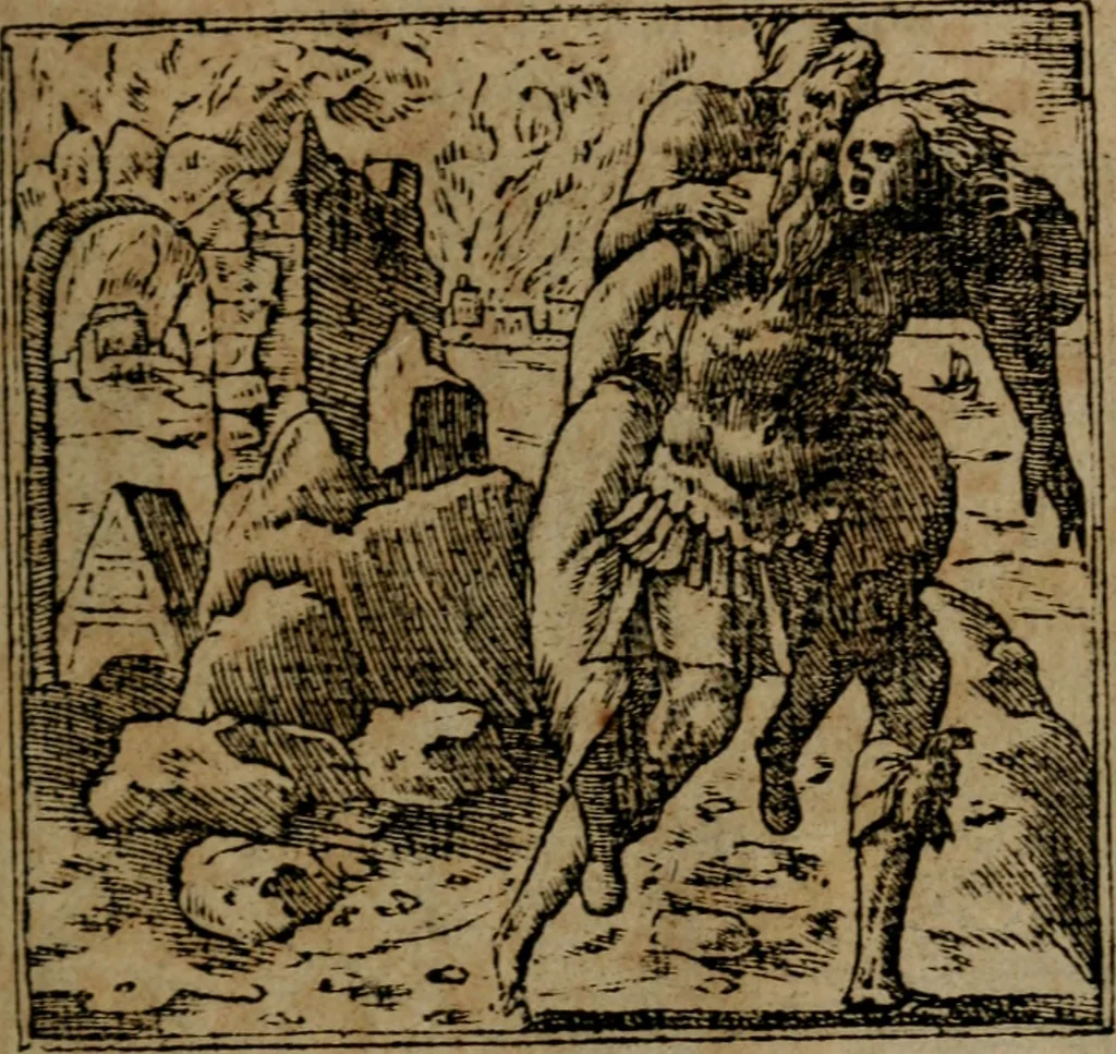 An illustration from Diverse imprese accommodate a diuerse moralità, con versi che i loro significati dichiarano insieme con molte altre nella lingua italiana non piu tradotte, 1564, leaf 182