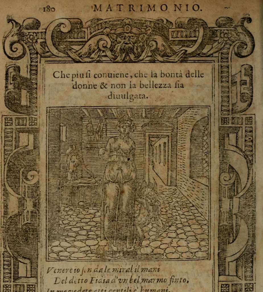 An illustration from Diverse imprese accommodate a diuerse moralità, con versi che i loro significati dichiarano insieme con molte altre nella lingua italiana non piu tradotte, 1564, leaf 183