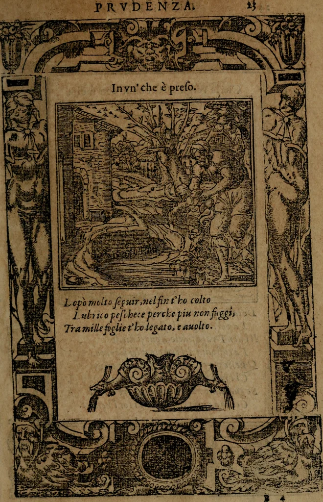 An illustration from Diverse imprese accommodate a diuerse moralità, con versi che i loro significati dichiarano insieme con molte altre nella lingua italiana non piu tradotte, 1564, leaf 26