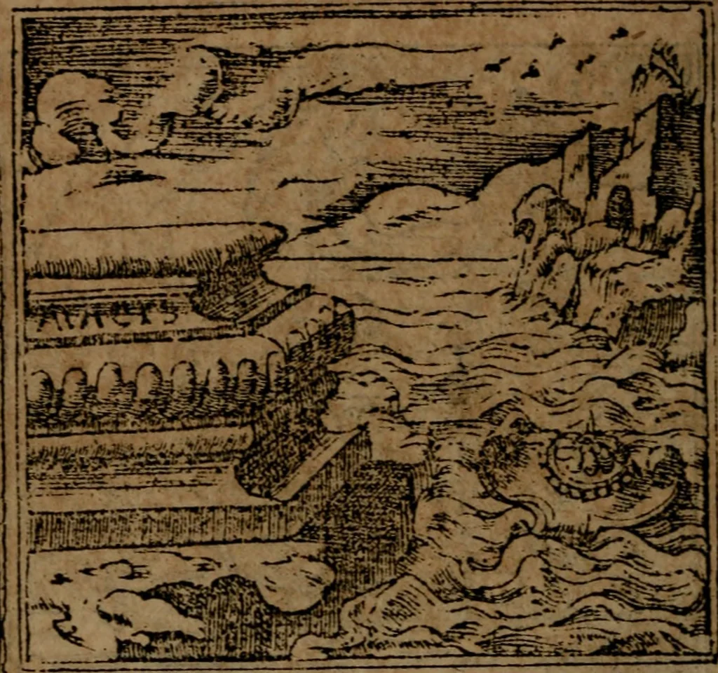 An illustration from Diverse imprese accommodate a diuerse moralità, con versi che i loro significati dichiarano insieme con molte altre nella lingua italiana non piu tradotte, 1564, leaf 33
