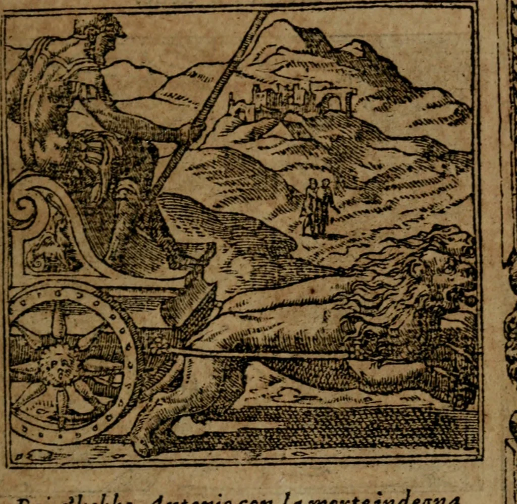 An illustration from Diverse imprese accommodate a diuerse moralità, con versi che i loro significati dichiarano insieme con molte altre nella lingua italiana non piu tradotte, 1564, leaf 34