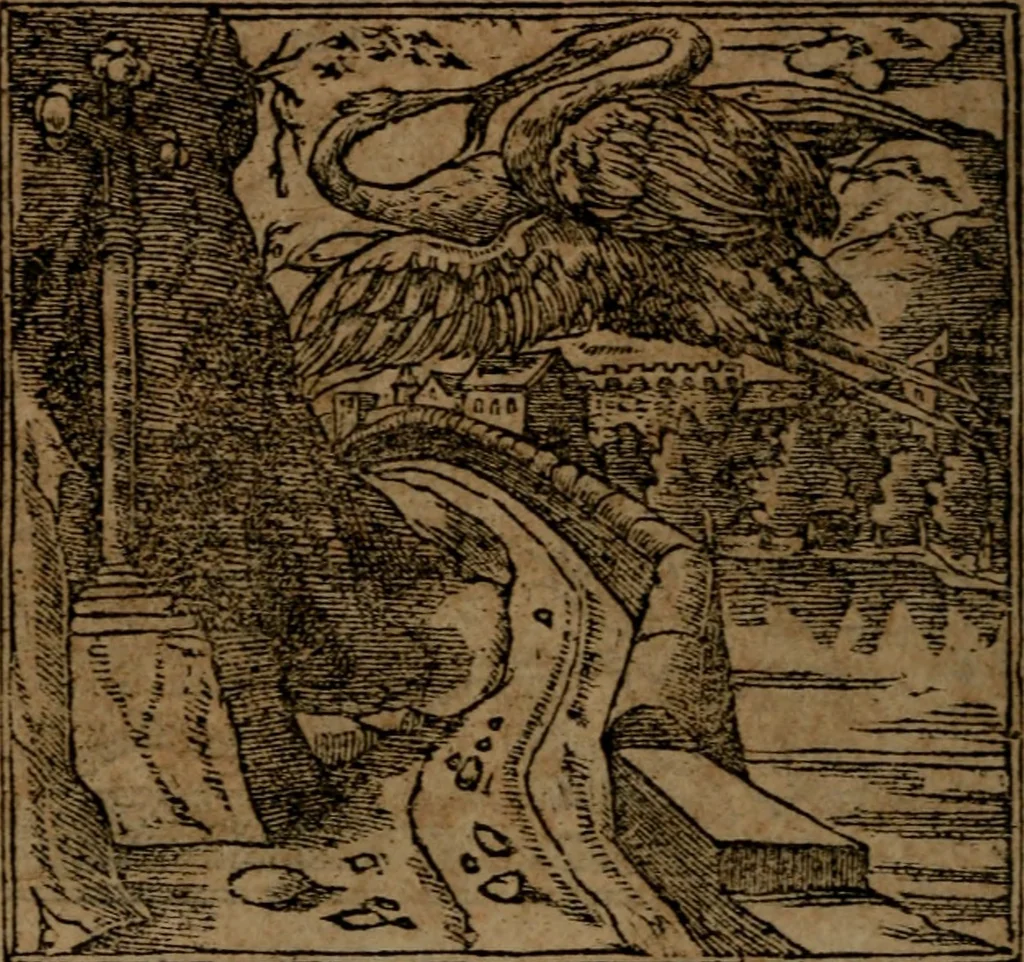 An illustration from Diverse imprese accommodate a diuerse moralità, con versi che i loro significati dichiarano insieme con molte altre nella lingua italiana non piu tradotte, 1564, leaf 35