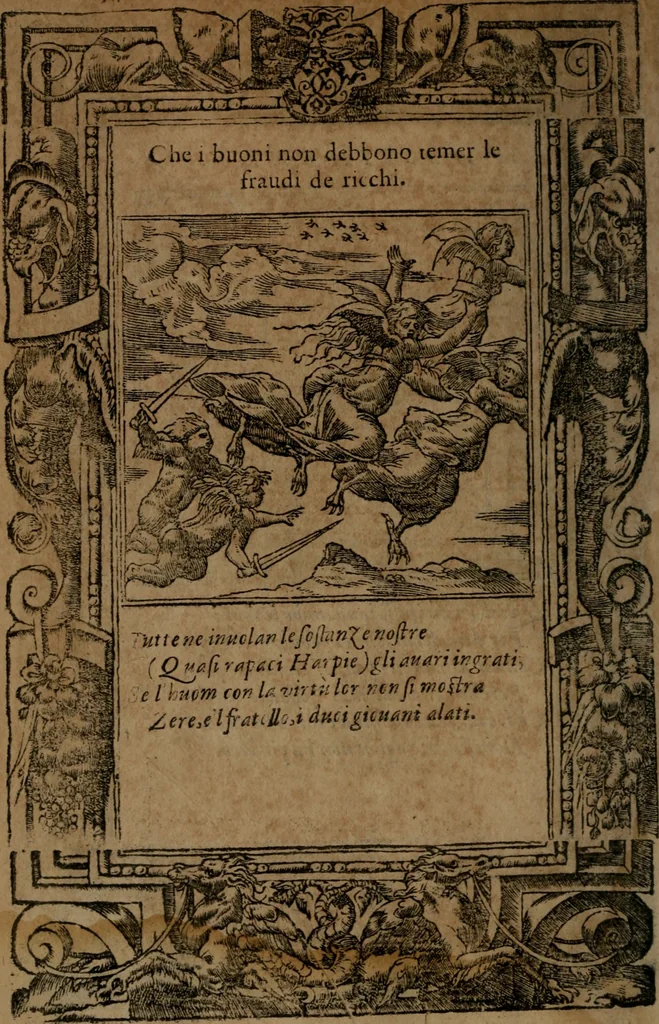 An illustration from Diverse imprese accommodate a diuerse moralità, con versi che i loro significati dichiarano insieme con molte altre nella lingua italiana non piu tradotte, 1564, leaf 37