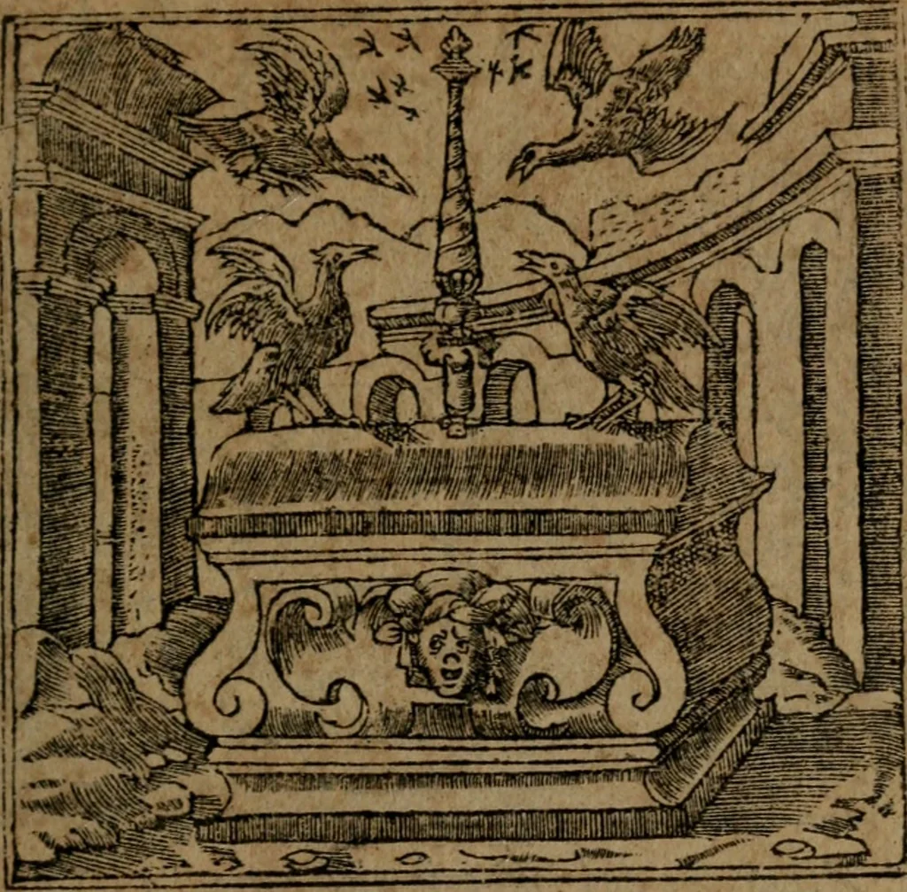 An illustration from Diverse imprese accommodate a diuerse moralità, con versi che i loro significati dichiarano insieme con molte altre nella lingua italiana non piu tradotte, 1564, leaf 42