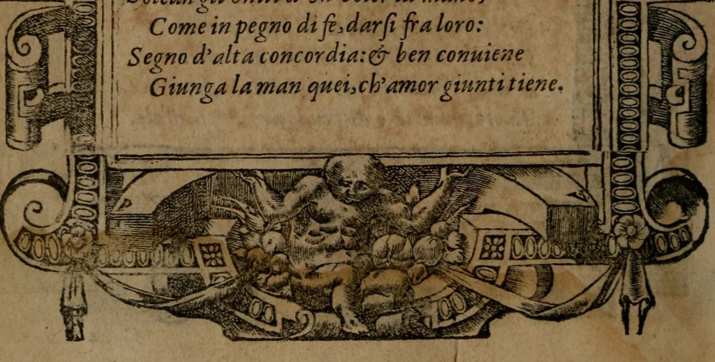 An illustration from Diverse imprese accommodate a diuerse moralità, con versi che i loro significati dichiarano insieme con molte altre nella lingua italiana non piu tradotte, 1564, leaf 43