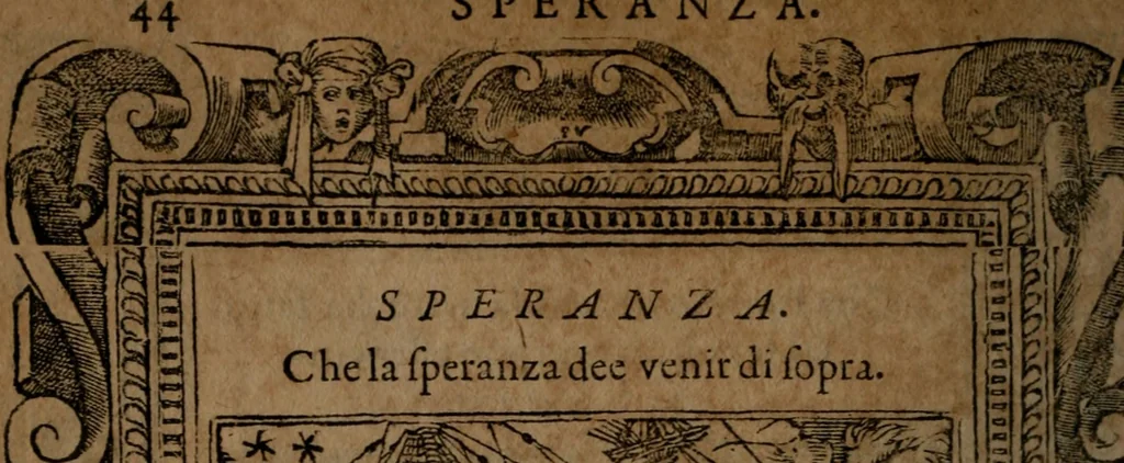 An illustration from Diverse imprese accommodate a diuerse moralità, con versi che i loro significati dichiarano insieme con molte altre nella lingua italiana non piu tradotte, 1564, leaf 47