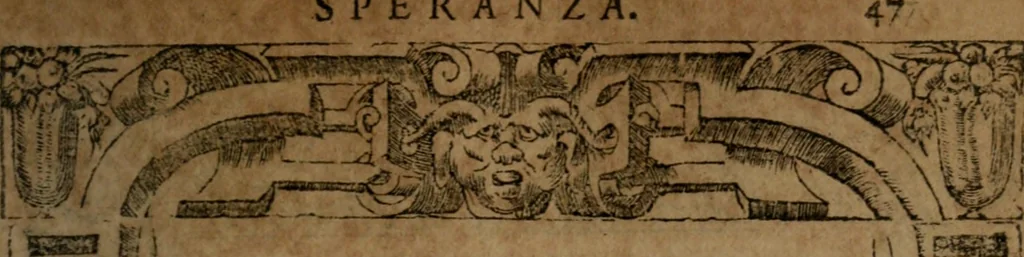 An illustration from Diverse imprese accommodate a diuerse moralità, con versi che i loro significati dichiarano insieme con molte altre nella lingua italiana non piu tradotte, 1564, leaf 50