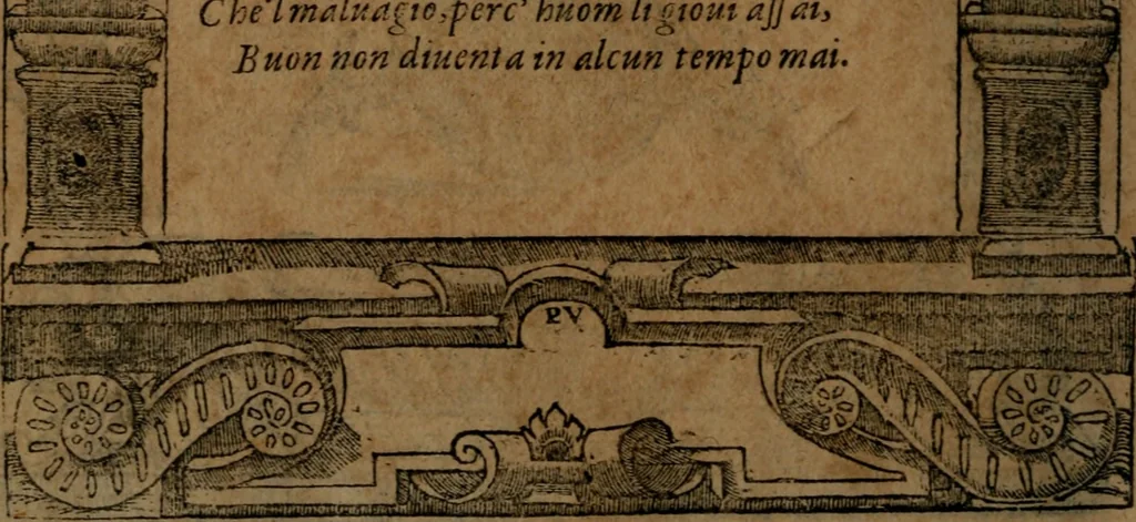 An illustration from Diverse imprese accommodate a diuerse moralità, con versi che i loro significati dichiarano insieme con molte altre nella lingua italiana non piu tradotte, 1564, leaf 67