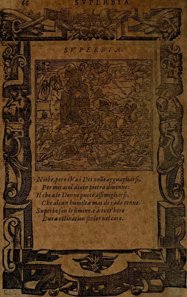 An illustration from Diverse imprese accommodate a diuerse moralità, con versi che i loro significati dichiarano insieme con molte altre nella lingua italiana non piu tradotte, 1564, leaf 69
