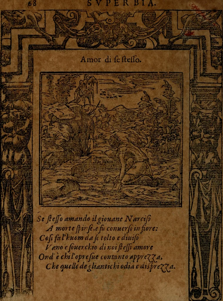 An illustration from Diverse imprese accommodate a diuerse moralità, con versi che i loro significati dichiarano insieme con molte altre nella lingua italiana non piu tradotte, 1564, leaf 71