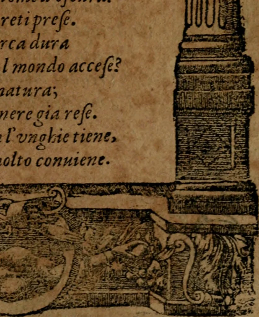 An illustration from Diverse imprese accommodate a diuerse moralità, con versi che i loro significati dichiarano insieme con molte altre nella lingua italiana non piu tradotte, 1564, leaf 76