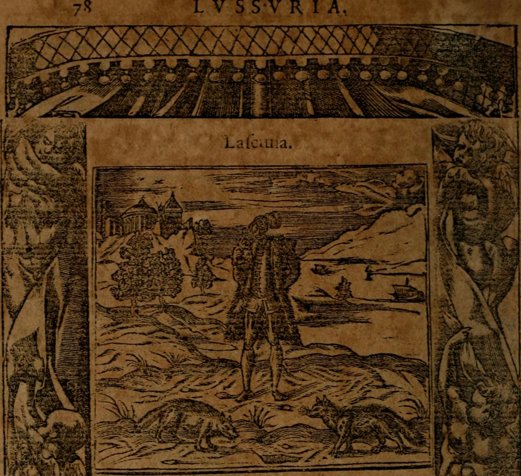 An illustration from Diverse imprese accommodate a diuerse moralità, con versi che i loro significati dichiarano insieme con molte altre nella lingua italiana non piu tradotte, 1564, leaf 81