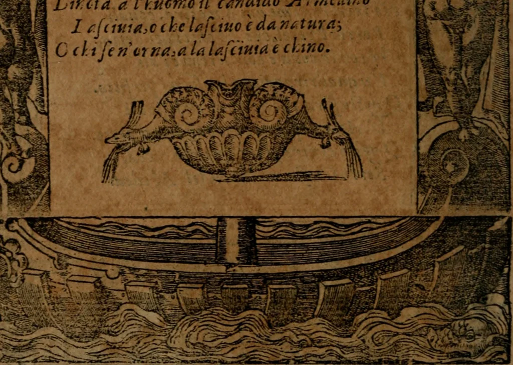 An illustration from Diverse imprese accommodate a diuerse moralità, con versi che i loro significati dichiarano insieme con molte altre nella lingua italiana non piu tradotte, 1564, leaf 81