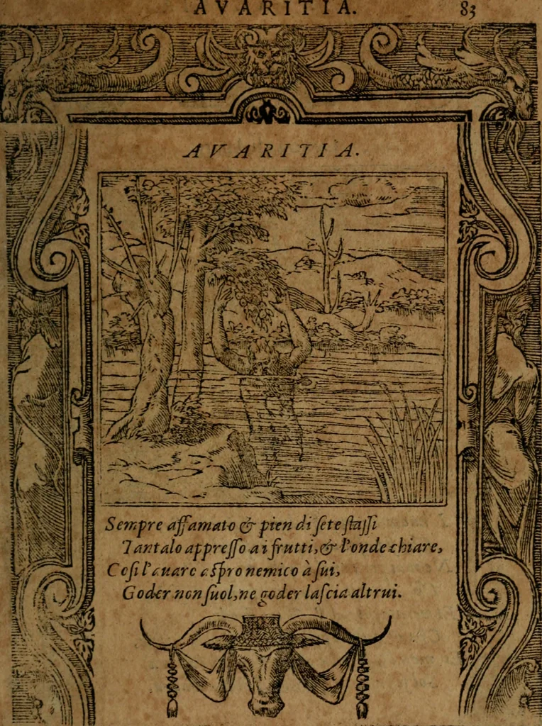 An illustration from Diverse imprese accommodate a diuerse moralità, con versi che i loro significati dichiarano insieme con molte altre nella lingua italiana non piu tradotte, 1564, leaf 86