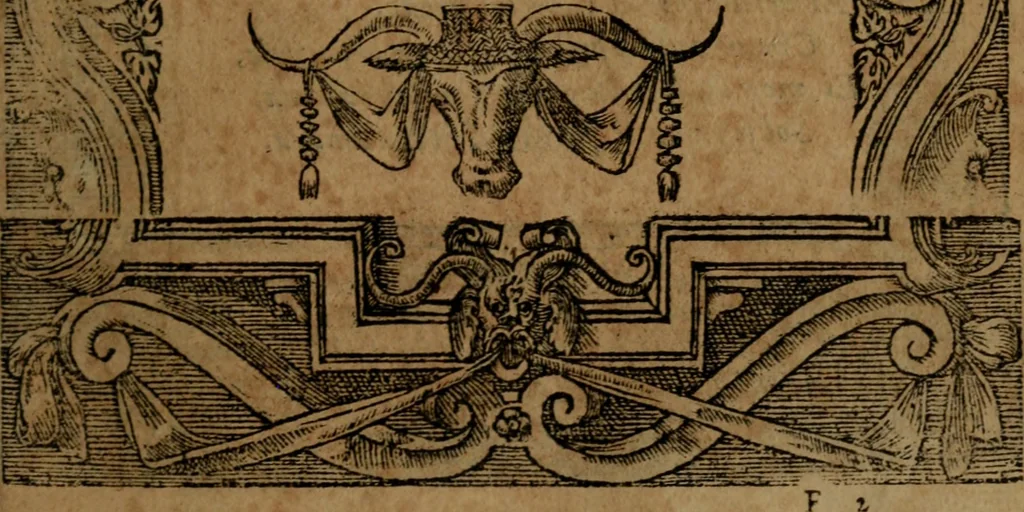 An illustration from Diverse imprese accommodate a diuerse moralità, con versi che i loro significati dichiarano insieme con molte altre nella lingua italiana non piu tradotte, 1564, leaf 86