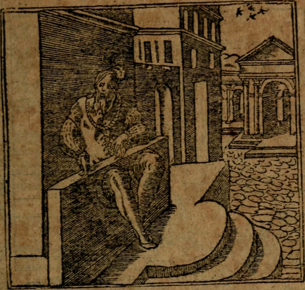 An illustration from Diverse imprese accommodate a diuerse moralità, con versi che i loro significati dichiarano insieme con molte altre nella lingua italiana non piu tradotte, 1564, leaf 88