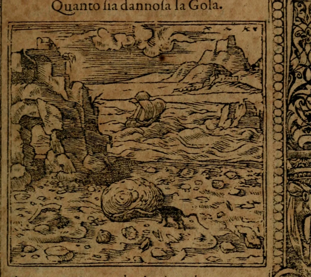 An illustration from Diverse imprese accommodate a diuerse moralità, con versi che i loro significati dichiarano insieme con molte altre nella lingua italiana non piu tradotte, 1564, leaf 96