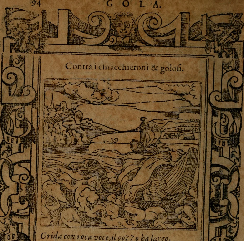 An illustration from Diverse imprese accommodate a diuerse moralità, con versi che i loro significati dichiarano insieme con molte altre nella lingua italiana non piu tradotte, 1564, leaf 97