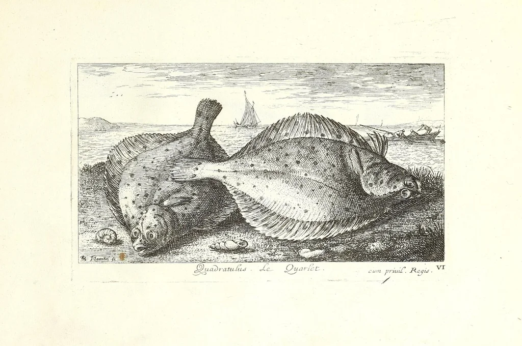 An illustration from Diuerses especes de poissons de mer, 1664, leaf 63