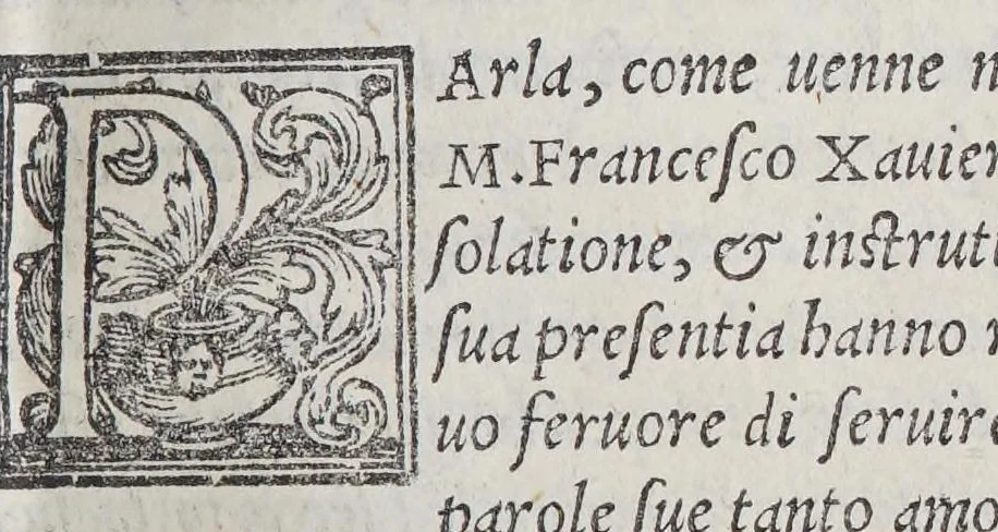 An illustration from Diuersi auisi particolari dall' Indie di Portogallo riceuuti, dall' anno 1551. sino al 1558. dalli reuerendi padri della Compagnia di Giesu. : Dove s'Intende delli paesi, delle genti, & costumi loro, & la grande conuersione di molti popoli, che hanno riceuuto il lume della santa fede, & religione Christiana., 1559, leaf 147
