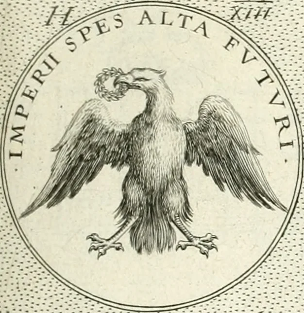 An illustration from Symbola diuina & humana pontificvm, imperatorvm, regvm : accessit breuis & facilis isagoge Iac. Typotii : ex mvsaeo Octavii de Strada civis Romani : tomus primus[-tertius], 1601, leaf 102