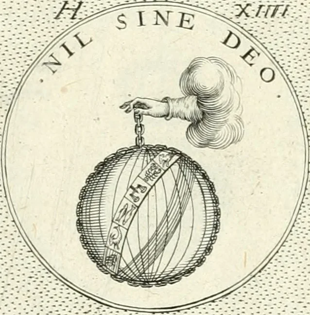 An illustration from Symbola diuina & humana pontificvm, imperatorvm, regvm : accessit breuis & facilis isagoge Iac. Typotii : ex mvsaeo Octavii de Strada civis Romani : tomus primus[-tertius], 1601, leaf 102