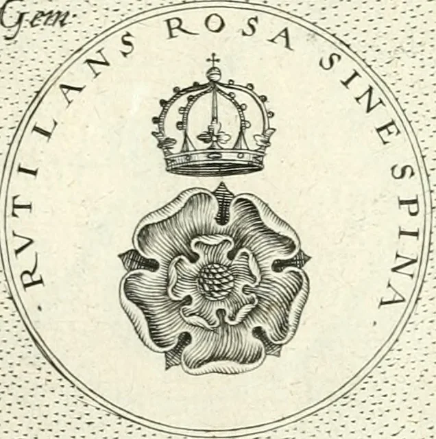 An illustration from Symbola diuina & humana pontificvm, imperatorvm, regvm : accessit breuis & facilis isagoge Iac. Typotii : ex mvsaeo Octavii de Strada civis Romani : tomus primus[-tertius], 1601, leaf 104