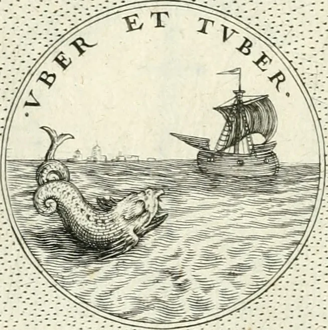 An illustration from Symbola diuina & humana pontificvm, imperatorvm, regvm : accessit breuis & facilis isagoge Iac. Typotii : ex mvsaeo Octavii de Strada civis Romani : tomus primus[-tertius], 1601, leaf 112
