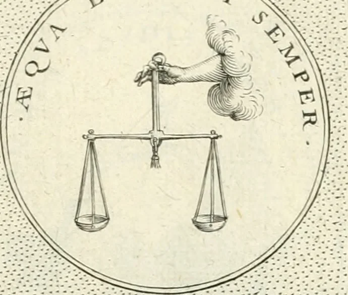 An illustration from Symbola diuina & humana pontificvm, imperatorvm, regvm : accessit breuis & facilis isagoge Iac. Typotii : ex mvsaeo Octavii de Strada civis Romani : tomus primus[-tertius], 1601, leaf 114