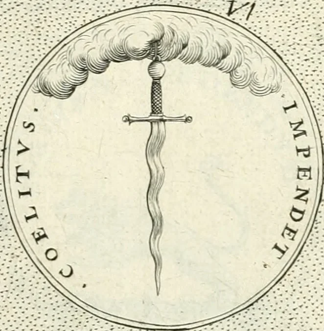 An illustration from Symbola diuina & humana pontificvm, imperatorvm, regvm : accessit breuis & facilis isagoge Iac. Typotii : ex mvsaeo Octavii de Strada civis Romani : tomus primus[-tertius], 1601, leaf 114