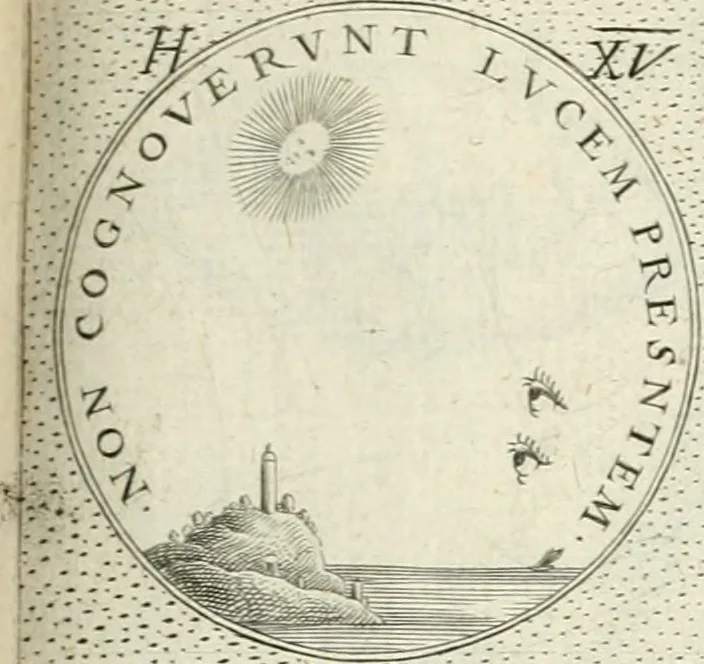 An illustration from Symbola diuina & humana pontificvm, imperatorvm, regvm : accessit breuis & facilis isagoge Iac. Typotii : ex mvsaeo Octavii de Strada civis Romani : tomus primus[-tertius], 1601, leaf 122