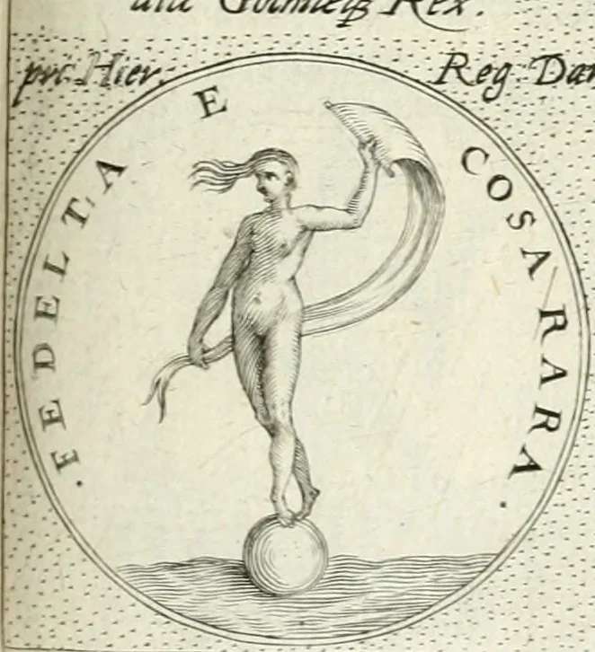 An illustration from Symbola diuina & humana pontificvm, imperatorvm, regvm : accessit breuis & facilis isagoge Iac. Typotii : ex mvsaeo Octavii de Strada civis Romani : tomus primus[-tertius], 1601, leaf 122