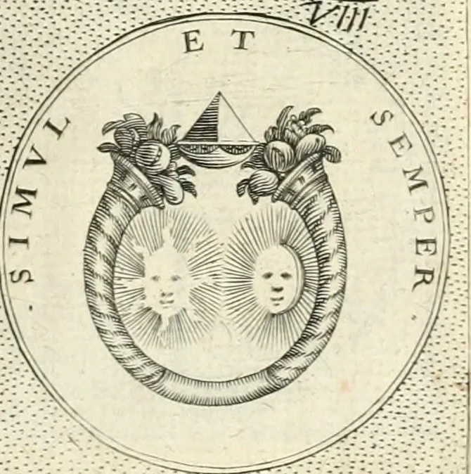 An illustration from Symbola diuina & humana pontificvm, imperatorvm, regvm : accessit breuis & facilis isagoge Iac. Typotii : ex mvsaeo Octavii de Strada civis Romani : tomus primus[-tertius], 1601, leaf 126