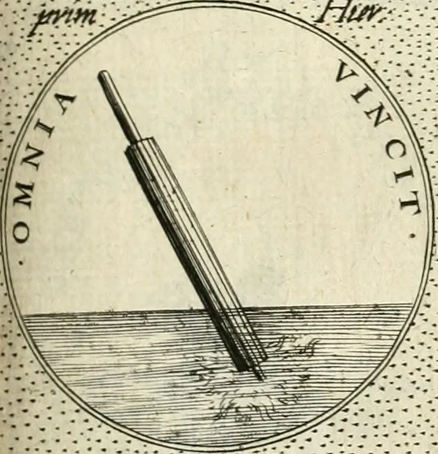 An illustration from Symbola diuina & humana pontificvm, imperatorvm, regvm : accessit breuis & facilis isagoge Iac. Typotii : ex mvsaeo Octavii de Strada civis Romani : tomus primus[-tertius], 1601, leaf 128