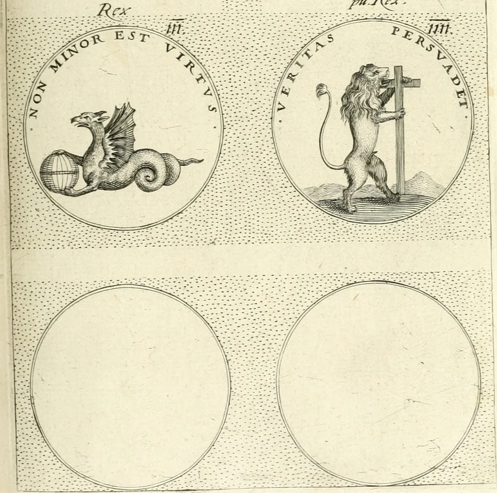 An illustration from Symbola diuina & humana pontificvm, imperatorvm, regvm : accessit breuis & facilis isagoge Iac. Typotii : ex mvsaeo Octavii de Strada civis Romani : tomus primus[-tertius], 1601, leaf 130
