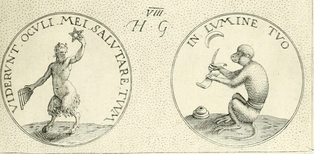 An illustration from Symbola diuina & humana pontificvm, imperatorvm, regvm : accessit breuis & facilis isagoge Iac. Typotii : ex mvsaeo Octavii de Strada civis Romani : tomus primus[-tertius], 1601, leaf 22