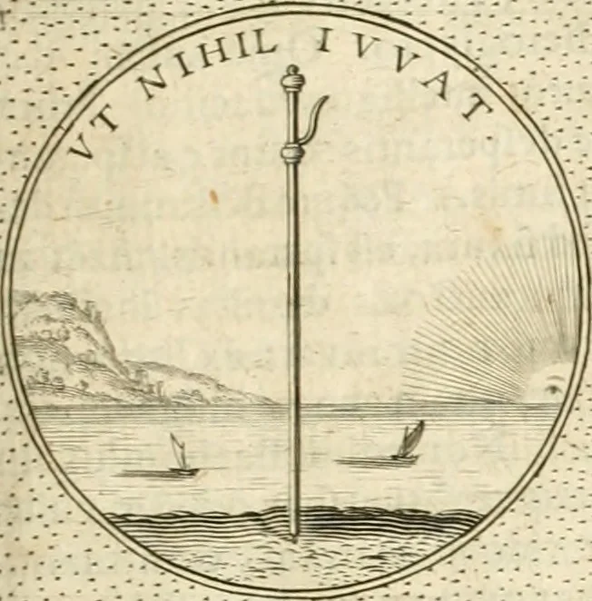 An illustration from Symbola diuina & humana pontificvm, imperatorvm, regvm : accessit breuis & facilis isagoge Iac. Typotii : ex mvsaeo Octavii de Strada civis Romani : tomus primus[-tertius], 1601, leaf 238
